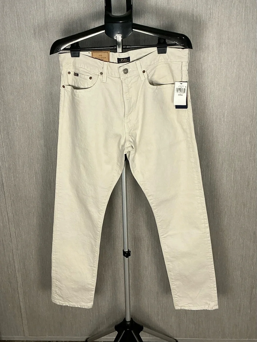 Polo by Ralph Lauren Slim Straight Jeans in Light Beige Size 33X30